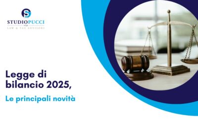 Legge di bilancio 2025, le principali novità